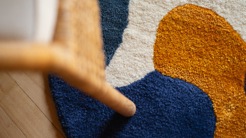 Milly Rug tapis rond round Gautier Studio tufting tufted hand made